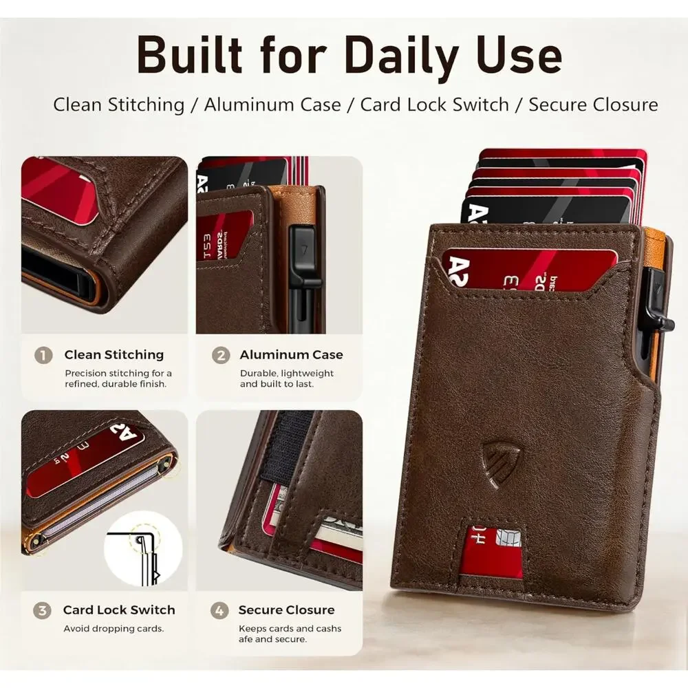 Pop Up Card Holder Wallet